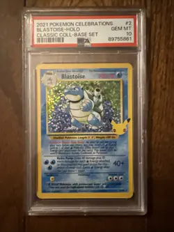 PSA 10 Blastoise Holo - Pokemon Celebrations Classic Collection [2/102] - Image 1