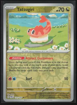 Tatsugiri Uncommon SV06: Twilight Masquerade 131/167 NM Pokemon Reverse Holo - Image 1