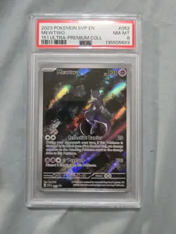 Mewtwo 052/165 151 Ultra-premium Collection Pokemon PSA 8 - Image 1