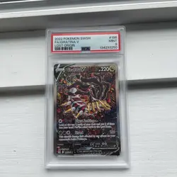 2022 Pokemon SWSH Giratina V Alternate Full Art 186/196 Lost Origin Holo PSA 9 - Image 1