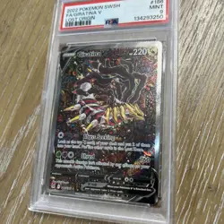 2022 Pokemon SWSH Giratina V Alternate Full Art 186/196 Lost Origin Holo PSA 9 - Image 4