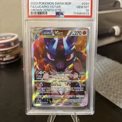 PSA 10 LUCARIO VSTAR SWSH291 BLACK STAR PROMO CROWN ZENITH ETB POKEMON 😍 - Image 4