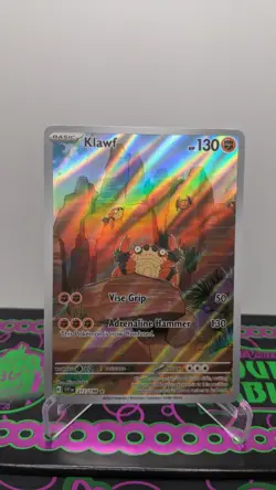 Klawf 217/198 Holo Illustration Rare Scarlet & Violet Base Set Pokemon TCG NM - Image 1