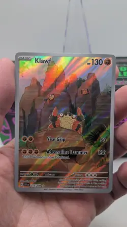 Klawf 217/198 Holo Illustration Rare Scarlet & Violet Base Set Pokemon TCG NM - Image 3