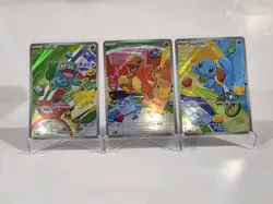 Pokemon TCG First Partner Illustration Collection Series 1 Kanto GEN 1 Starters - Image 1