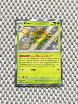 Gloom 093/091 Shiny Rare Holo Pokemon SV: Paldean Fates English Near Mint #92 - Image 1