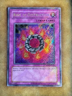 Yugioh Ring of Destruction RP02-EN066 Secret Rare 2025 Print NM - Image 1