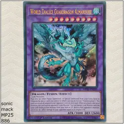 World Chalice Guardragon Almarduke - MP25-EN285 - Ultra Rare 1st Edition Yugioh - Image 1