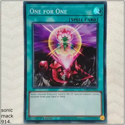 One for One - RA03-EN056 - 1st Edition Yugioh - Image 1