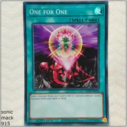 One for One - RA03-EN056 - 1st Edition Yugioh - Image 1