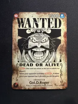 Gol.D.Roger - OP09-118 (SP) (Wanted Poster) - Carrying On His Will (OP13) - Image 1
