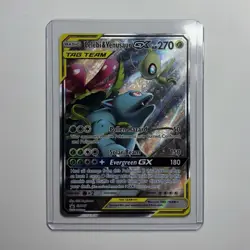 Pokemon Celebi & Venusaur GX SM167 TAG TEAM GX Promo Holo 270 HP Card - Image 1