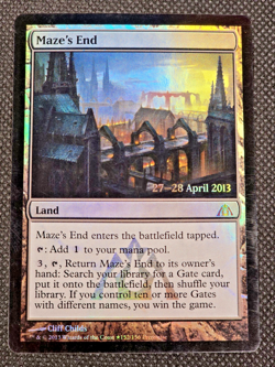 Maze's End M Prerelease Cards 152 Foil MTG Magic the Gathering LP -- L8 - Image 1