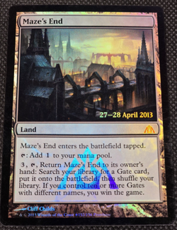 Maze's End M Prerelease Cards 152 Foil MTG Magic the Gathering LP -- L8 - Image 2
