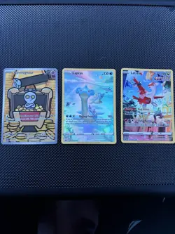 Pokemon Holo Card Lot Gimmighoul Lapras Latias - Image 1
