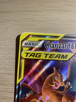 Pokemon TCG Charizard & Braixen GX Tag Team Black Star Promo SM230 jumbo card - Image 2