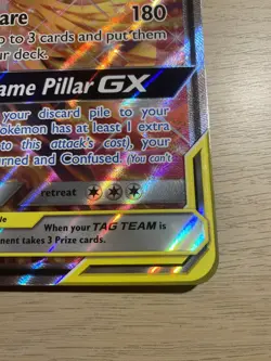 Pokemon TCG Charizard & Braixen GX Tag Team Black Star Promo SM230 jumbo card - Image 4