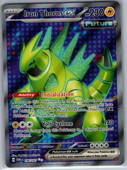 Iron Thorns ex 196/167 SV06: Twilight Masquerade - Pokemon Card - NM - Image 1
