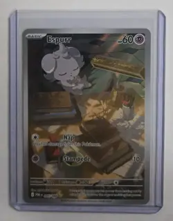 Espurr 095/088 ME03: Perfect Order Shiny Rare Pokemon TCG Card - Image 1