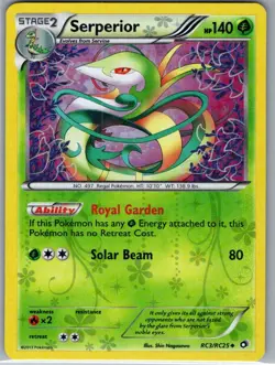 Serperior RC3/RC25 Reverse Holo Legendary Treasures - Pokemon Card - NM - Image 1