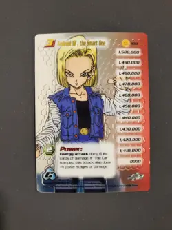 Dragon Ball Z CCG Android 18 Bundle | LV. 1-4 Personality Cards + LV.3 Tech Foil - Image 3