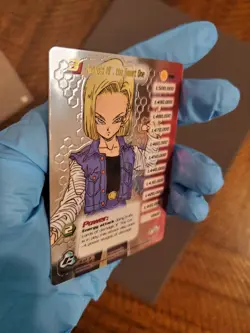 Dragon Ball Z CCG Android 18 Bundle | LV. 1-4 Personality Cards + LV.3 Tech Foil - Image 4