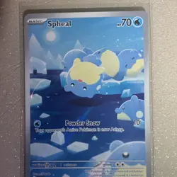 Pokemon Spheal Holo 199/191 SSP EN Basic Aqua Pokemon TCG Card 2024 - Image 1