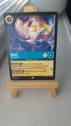 Alice Growing Girl Non-Foil Card 137/204 Lorcana Rise of the Floodborn - Image 1