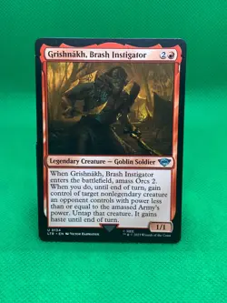 MTG - GRISHNAKH, BRASH INSTIGATOR - Lord of the Rings (U) - Image 1