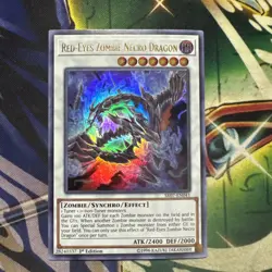 Yugioh! Red-Eyes Zombie Necro Dragon SR07-EN041 Ultra Rare 1st Edition NM - Image 1