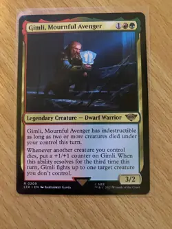 MTG - Lord of the Rings - Gimli, Mournful Avenger (multicoloured, rare) - Image 1