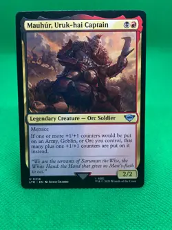 MTG - MAUHUR, URUK-HAI CAPTAIN - Lord of the Rings (U) - Image 1