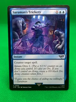 MTG - SARUMAN'S TRICKERY - Lord of the Rings (U) - Image 1