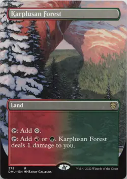 Karplusan Forest (Borderless) R Dominaria United 379 - LP - Image 1