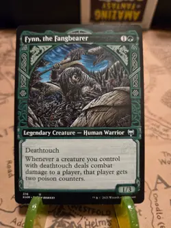 MTG Fynn, the Fangbearer Kaldheim Regular Showcase Uncommon NM - Image 1