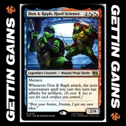 Don & Raph, Hard Science - 0144 - R - Non-Foil - TMNT - MTG - NM/M - Image 1