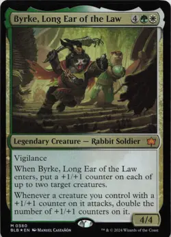 Byrke, Long Ear of the Law - FOIL - M Bloomburrow 380 - MTG - Image 1