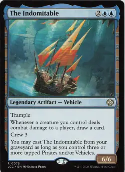 The Indomitable R Commander: The Lost Caverns of Ixalan 75 NM MTG - Image 1