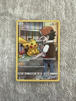 Pokemon Sun & Moon Cosmic Eclipse Pikachu Secret Rare 241/236 - Image 1
