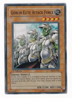 Goblin Elite Attack Force CRV-EN020 1st Edition Super Rare Yugioh Card - Image 1