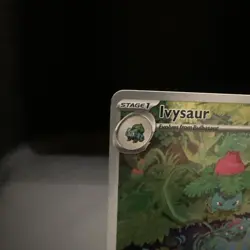Pokemon Ivysaur Illustration Rare Full Art Holo 167/165 Scarlet & Violet 151 - Image 3