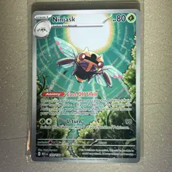 Pokemon Ninjask Illustration Rare 137/132 Me01 EN Stage 1 HP 80 Holo 2025 - Image 1