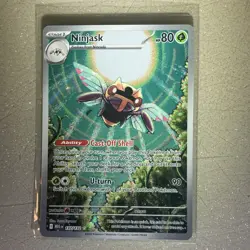 Pokemon Ninjask Illustration Rare 137/132 Me01 EN Stage 1 HP 80 Holo 2025 - Image 2