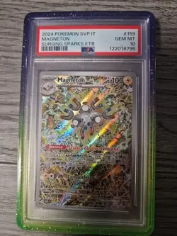 Carta Pokemon Magneton Promo set Scintille Folgoranti, in Italiano, PSA 10 - Image 1