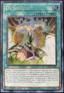 EN Shuffle BLCR-EN008 Battles of Legend: Crystal Revenge 1st Edition Yugioh Card - Image 1