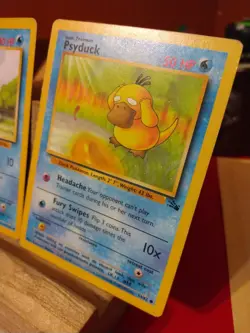 lot of 2 Pokemon cards Squirtle 63/102 & Psyduck 53/62 lightly played - Image 5