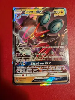 Pokemon Card Noivern GX 99/147 Burning Shadows Half Art Ultra Rare Near Mint - Image 1