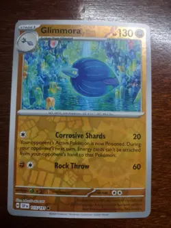 Glimmora 115/191 Sv08: Surging Sparks Reverse Holo pokemon card - Image 1