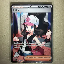 Pokemon TCG Trainer Supporter Hilda WHI 164/086 Holo 2 Cards English - Image 1