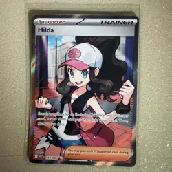 Pokemon TCG Trainer Supporter Hilda WHI 164/086 Holo 2 Cards English - Image 2